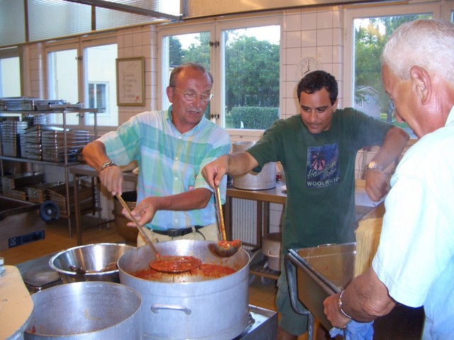 Preparativi per la Spaghetti Night 2