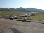 100 - Veduta del parcheggio aeromobili