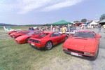Le Ferrari schierate accanto agli aeroplani (3) [Marco Tricarico]