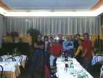 Foto di gruppo dopo cena